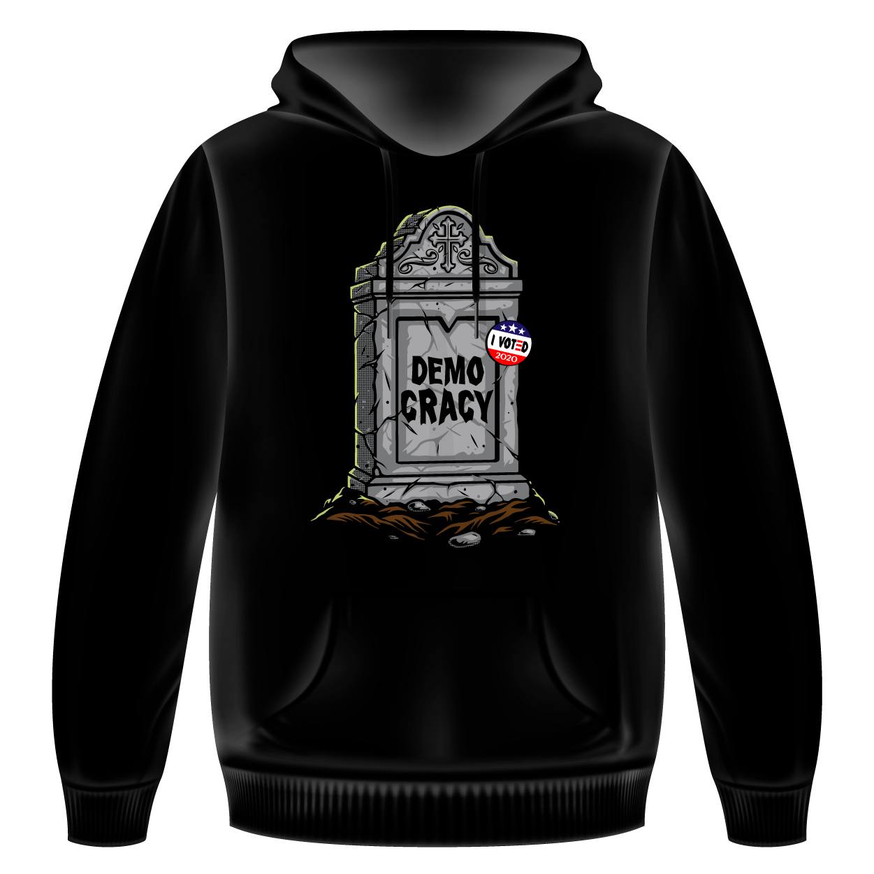 Democracy Dead (Glow In The Dark) Hoody